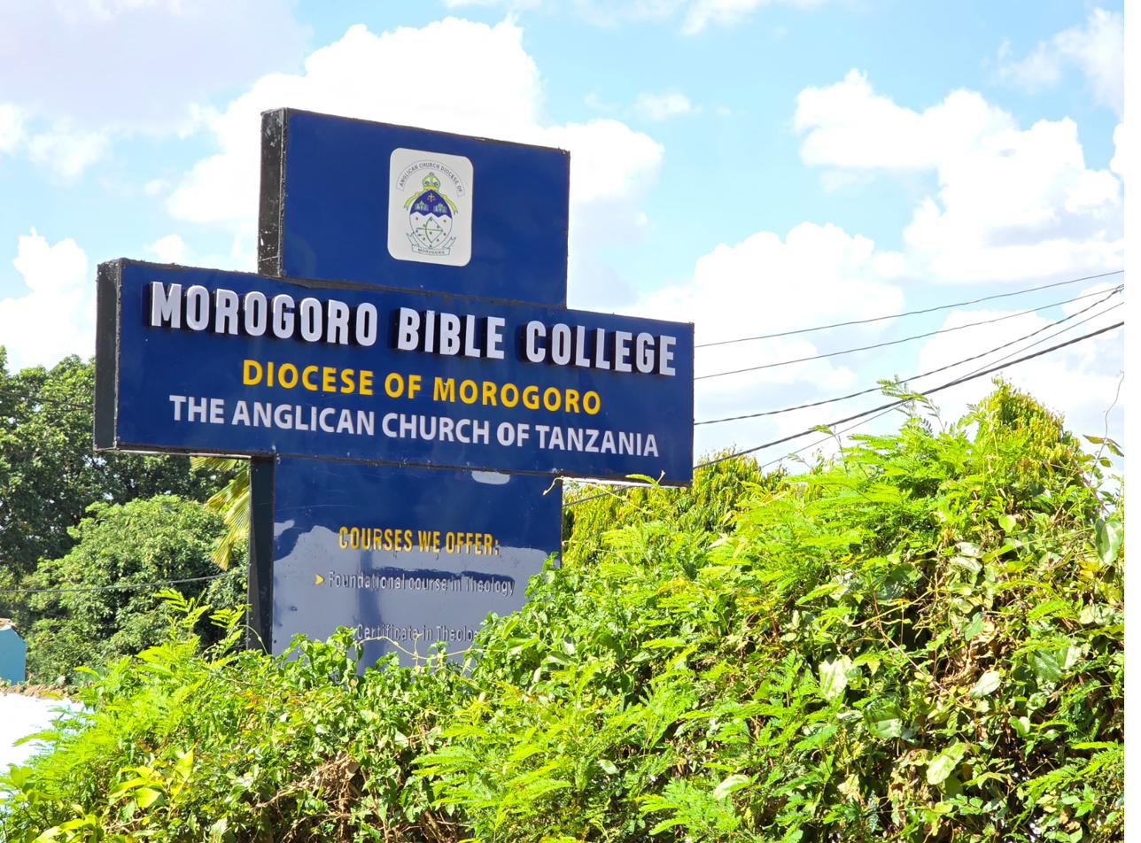 Morogoro Bible College roadside billboard