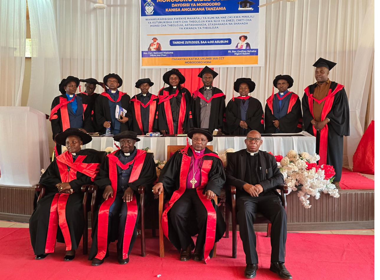 Graduation ceremony at Morogoro Bible College